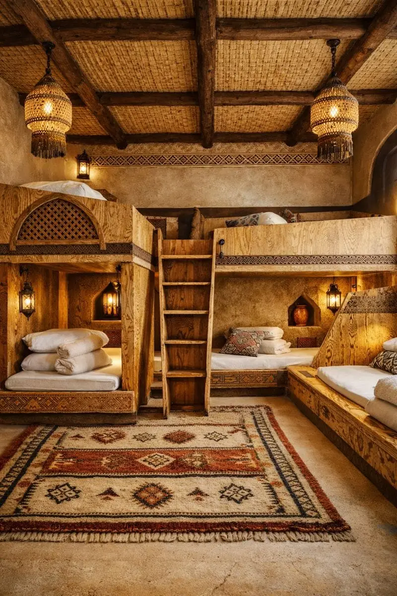 Surf Dorm — AMANAR Surf Retreat, Tamraght — 3D rendering